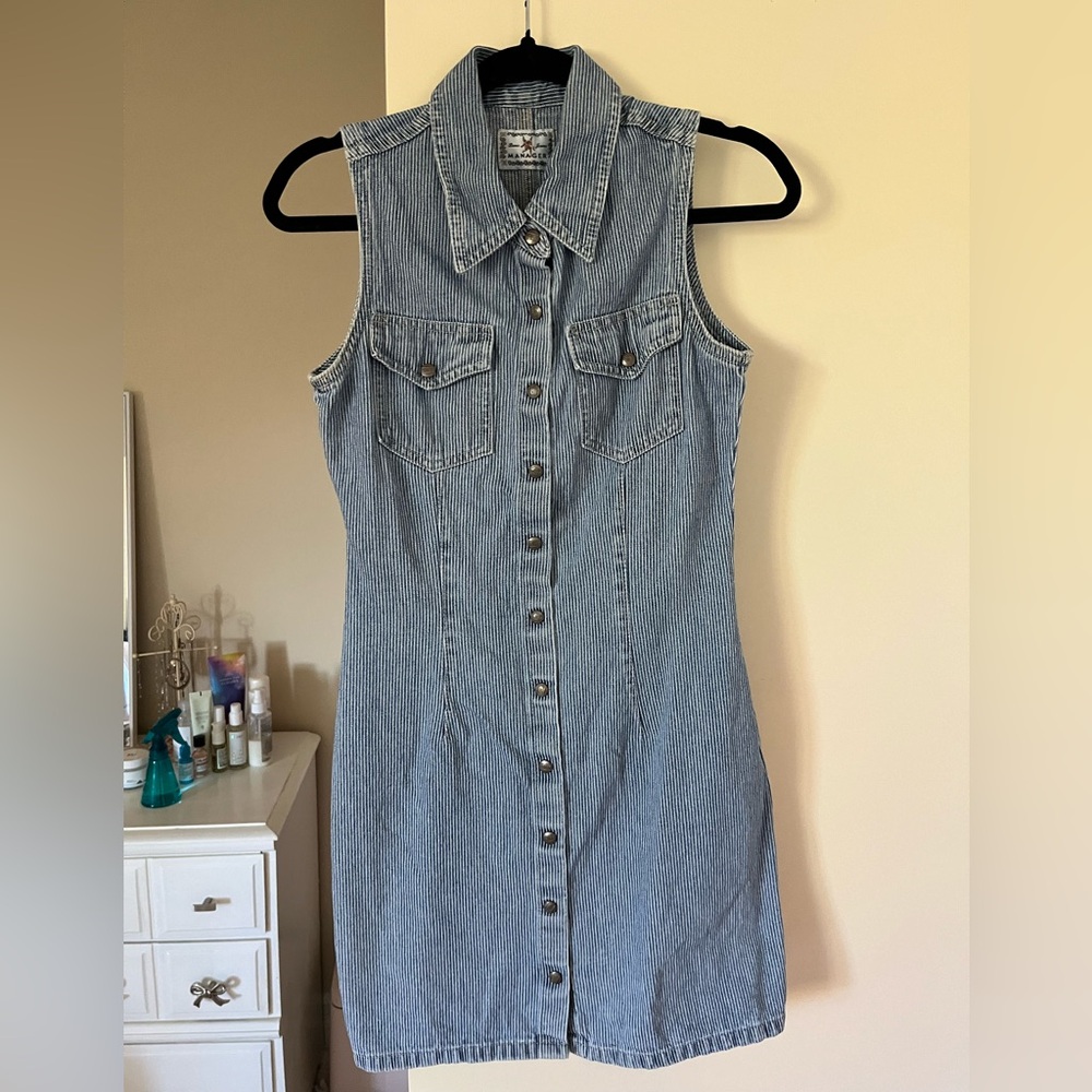 Vintage denim dress